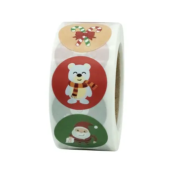 

Pack Sticker Christmas Holiday Gift Decorating Gift 1 Roll 500 Posts Christmas Oct 7th