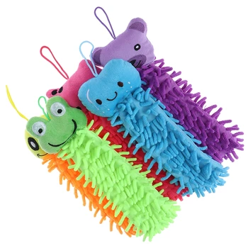 

Kitchen Hanging Towels Hand Face Wipe Towels Baby Kids Animal Bathroom Washcloths Handkerchief