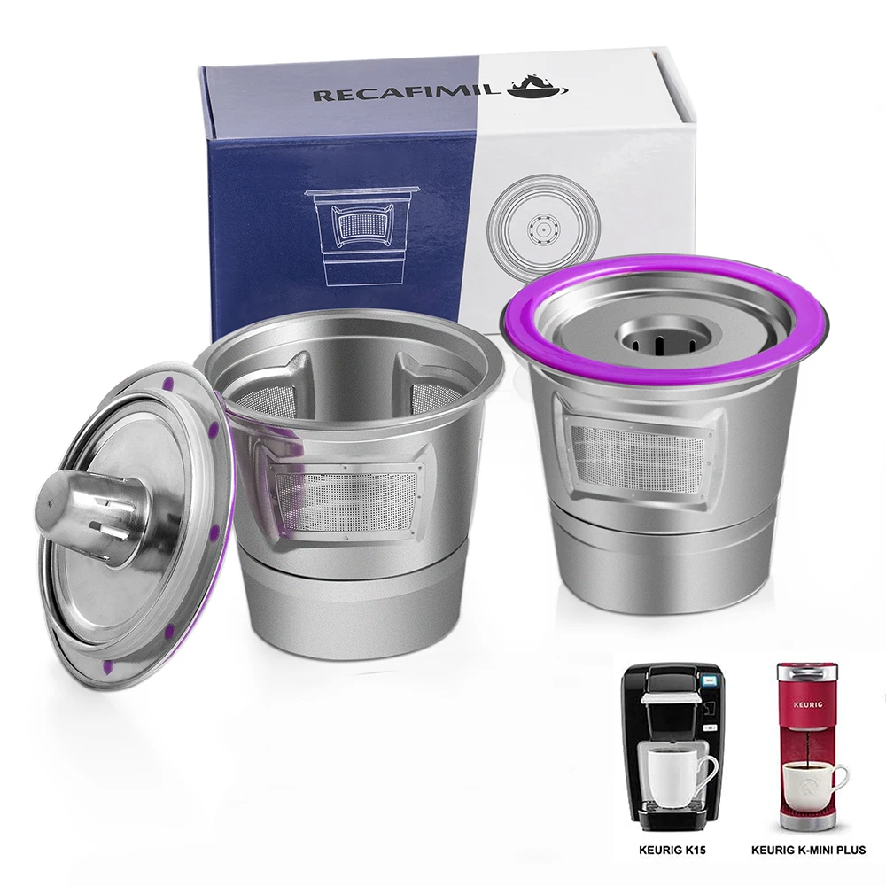 ICafilas Stainless Steel Reusable K Cup 