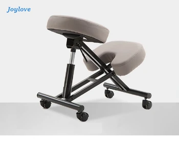 

JOYLOVE Stainless Steel Ergonomic Posture Knee Chair With Silent Pulley Ergonomically Designed Kneeling Chair Office Furniture