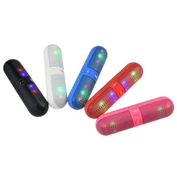 

Outdoor Capsule Shape Wireless Audio Portable Card Usb Interface Speaker Exquisitely Designed Durable