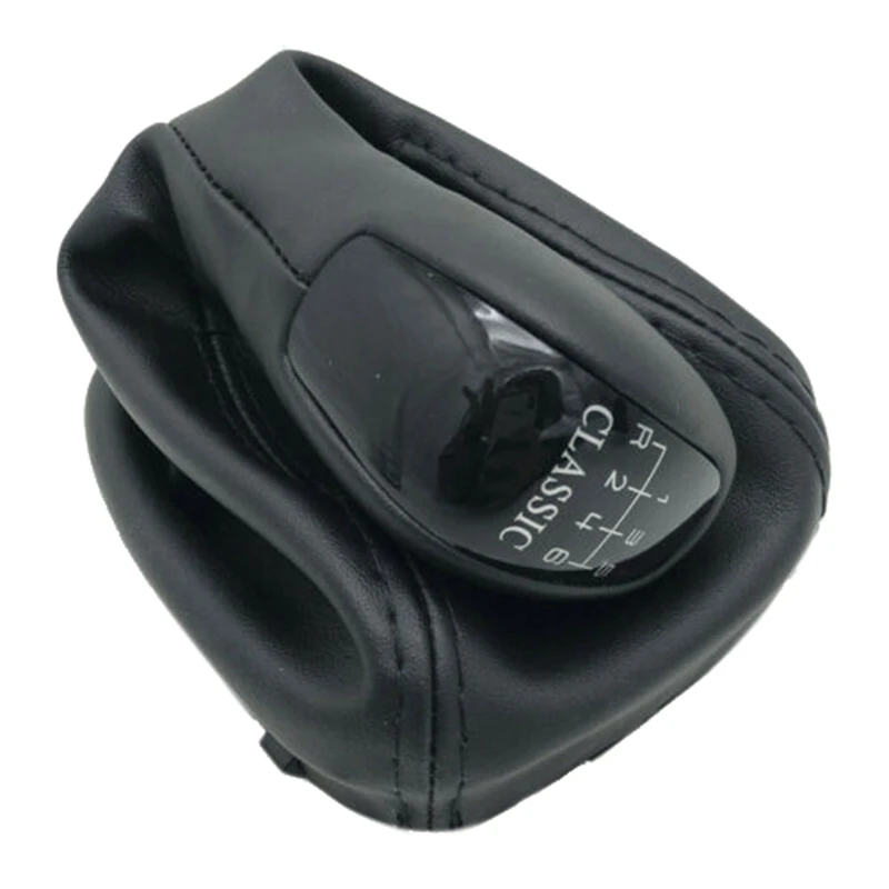 6 Speed Gear Shift Knob Leather Cover Case for Mercedes-Benz C Class W203 S203 | Автомобили и мотоциклы