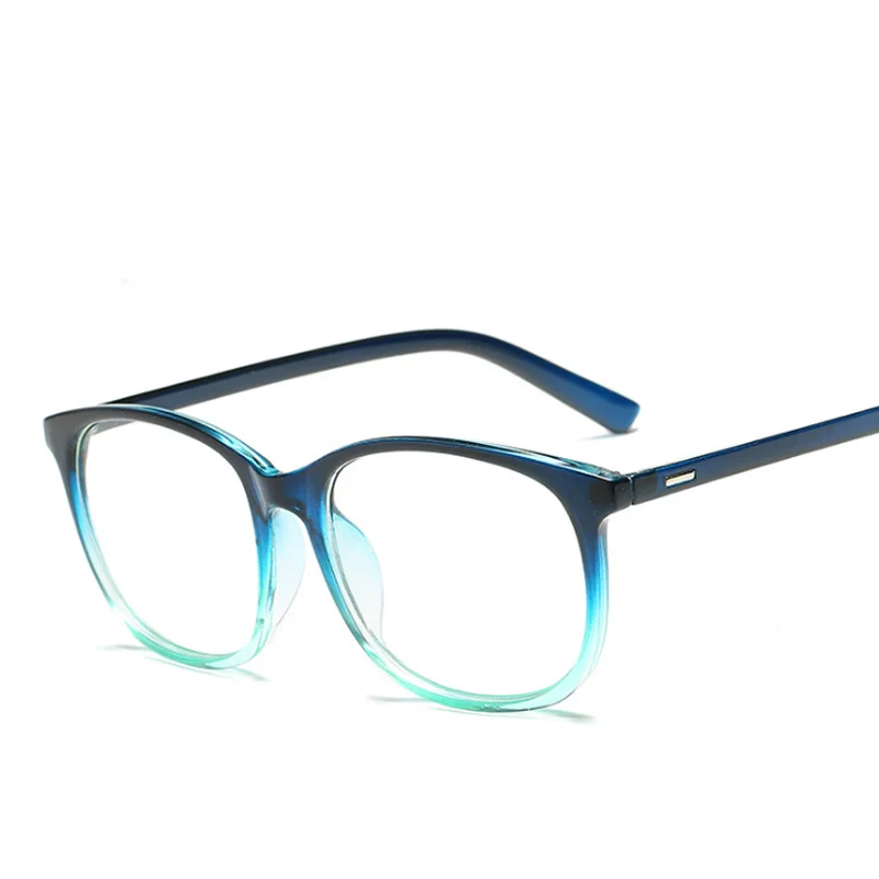 blue frame Ретро очки в квадратной оправе для близорукости, Ретро стиль, очки по рецепту, 0,5-0,75-1,0-1,5-2,0-3,0-6,0 - Цвет оправы: blue frame
