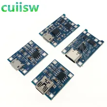 Тип-c/Micro USB 5V 1A Mini 18650 TP4056 модуль зарядного устройства для литиевых батарей зарядная плата с защитой двойные функции li-ion