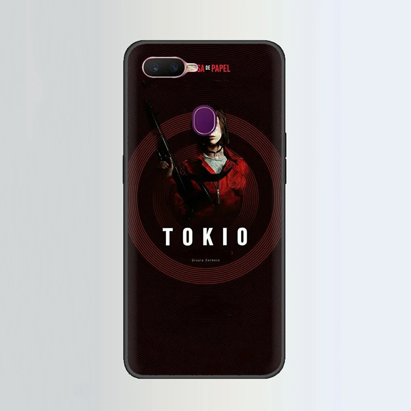 B10 La Casa de Papel силиконовый чехол для телефона для OPPO R17 R15 F11 F9 Pro R11s A77 R11 R9s F9 F7 A73 A83 A59 A39 A5 - Цвет: B10