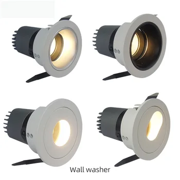 

Spotlight led ceiling lamp embedded 75 hole 220VCOB spotlight household living room bedroom corridor ceiling downlight