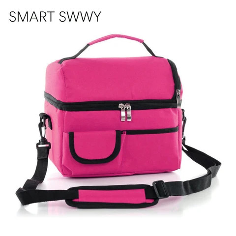 Fresco à Prova Bolsa de Isolamento Bloco de Gelo Lancheira para Bife Grande Engrosse Folding Mantendo Água Nylon Bolsa Térmico Isolamento d’