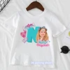 Rainbow Unicorn Like Nastya Graphic Print Tshirt Girls Kawaii Kids Clothes White Short Sleeve T-Shirt Harajuku Shirt Streetwear 6
