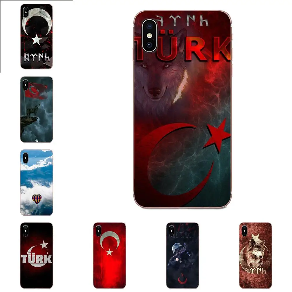 Прозрачный дизайн Турецкий флаг волк воздушный шар для Huawei Honor 4C 5A 5C 5X 6 6A 6X 7 7A 7C 7X 8
