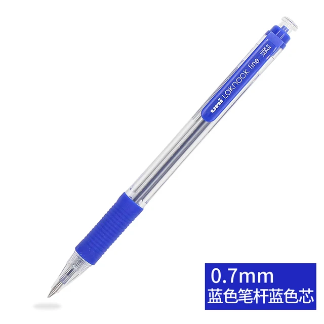 Uni ball SN 101 Laknock Fine Ballpoint pen 0.7mm Black/Blue/Red School Office Supplies|ballpoint pen|retractable ballpoint pen0.7mm pen - AliExpress
