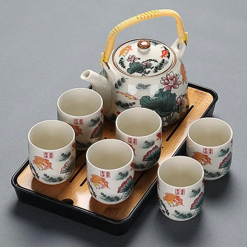 Version K Ev Dekorasyon Aksesuarlar Keukenhulpjes Shabby Chic Mutfak Aksesuarlari чайник Gongfu кунг-фу чайная посуда китайский чайник китайский чайный набор - Цвет: Version K