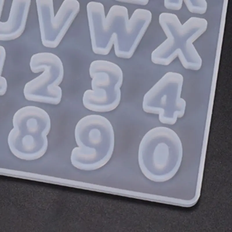 Эпоксидная смола цифровой надписью декоративная форма Силиконовые формы ручной работы ремесленничество аксессуары T4MD