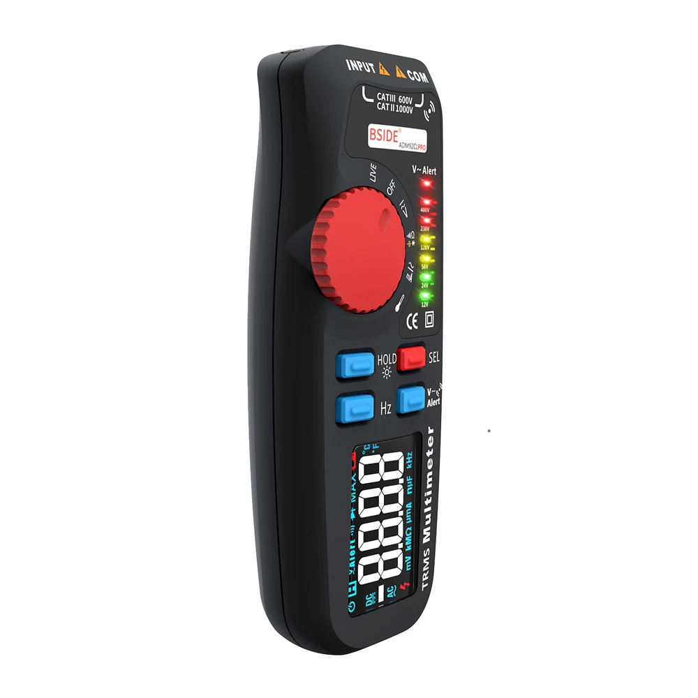 ADM92CL PRO 6000 отсчетов мини TRMS двойной режим мультиметр Напряжение Ток Сопротивление диод емкость Частотомер