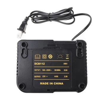 

Dcb112 Li-Ion Battery Charger For Dewalt 10.8V 12V 14.4V 18V Dcb101 Dcb200 Dcb140 Dcb105 Dcb200 Black