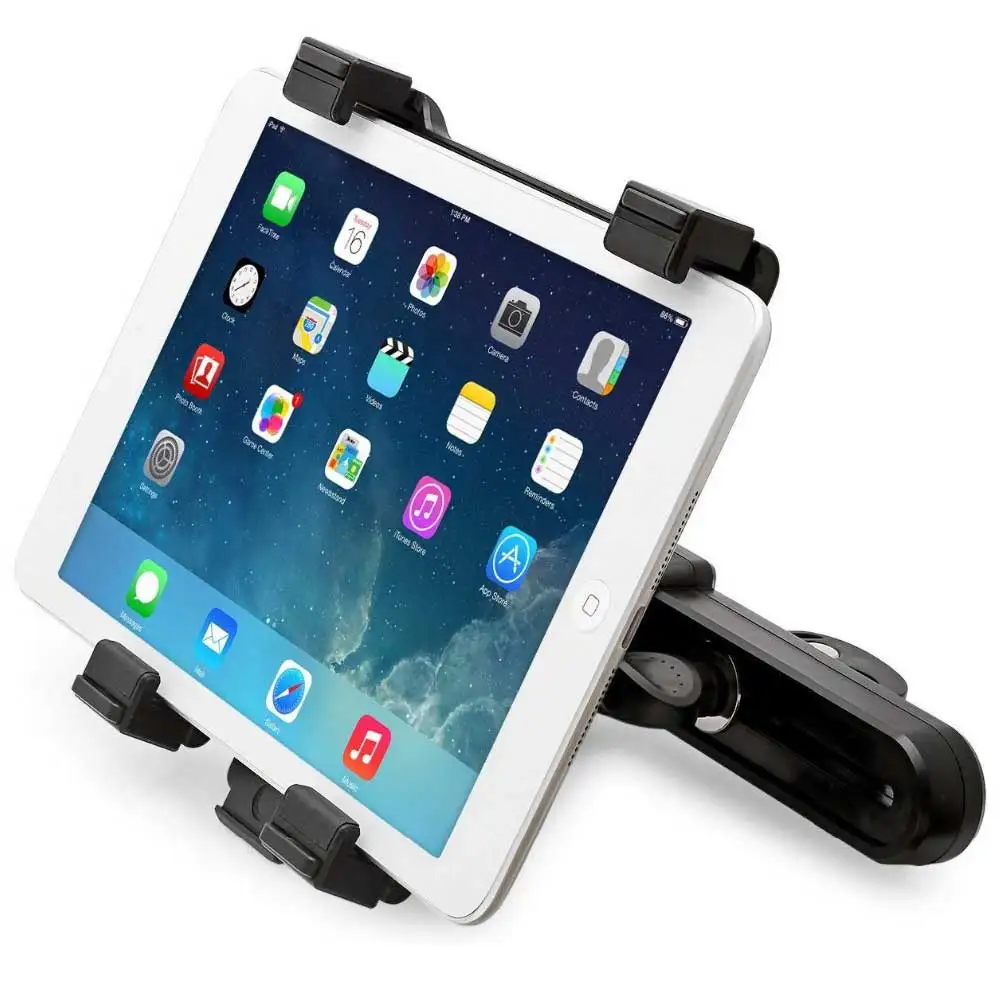 360 Регулируемый Поворот Автомобильный держатель планшета Подставка для Ipad 2/3/4 Air Pro Mini 7-1" дюйма Автомобильный кронштейн на заднем сиденье Крепление ручного сундука для ПК
