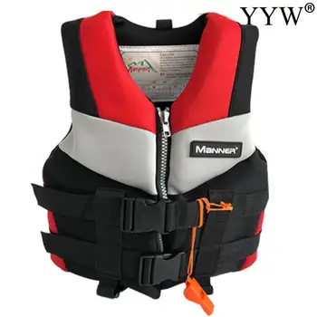 

Swimming Boating Ski Life Vest With Whistle Universal Life Jacket For Kids Outdoor Practical Life Jacket Wear Fishing Outdoor