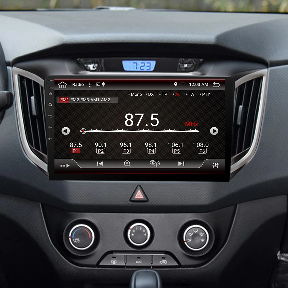 Perfect Eunavi 1 Din 9 inch RK3399 Universal Android 9.0 4G 64G Car Radio Stereo PC GPS Navigation WiFi 1024*600 Audio Bluetooth SWC USB 1