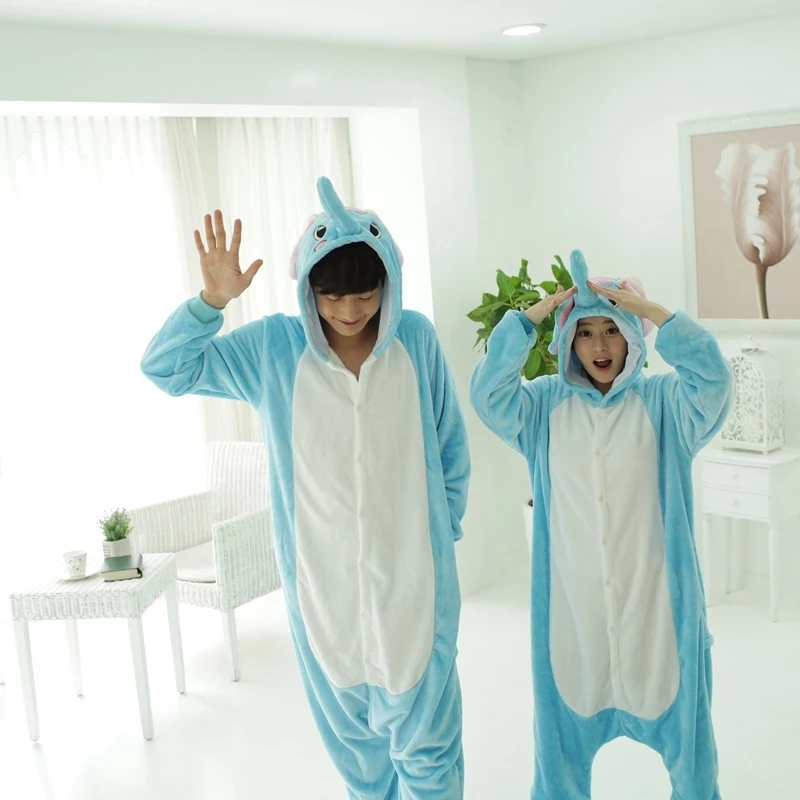 Пижамы с животными для взрослых комплекты пижамы с героями мультфильмов Косплей Молния для женщин и мужчин зима унисекс из фланели Пижама