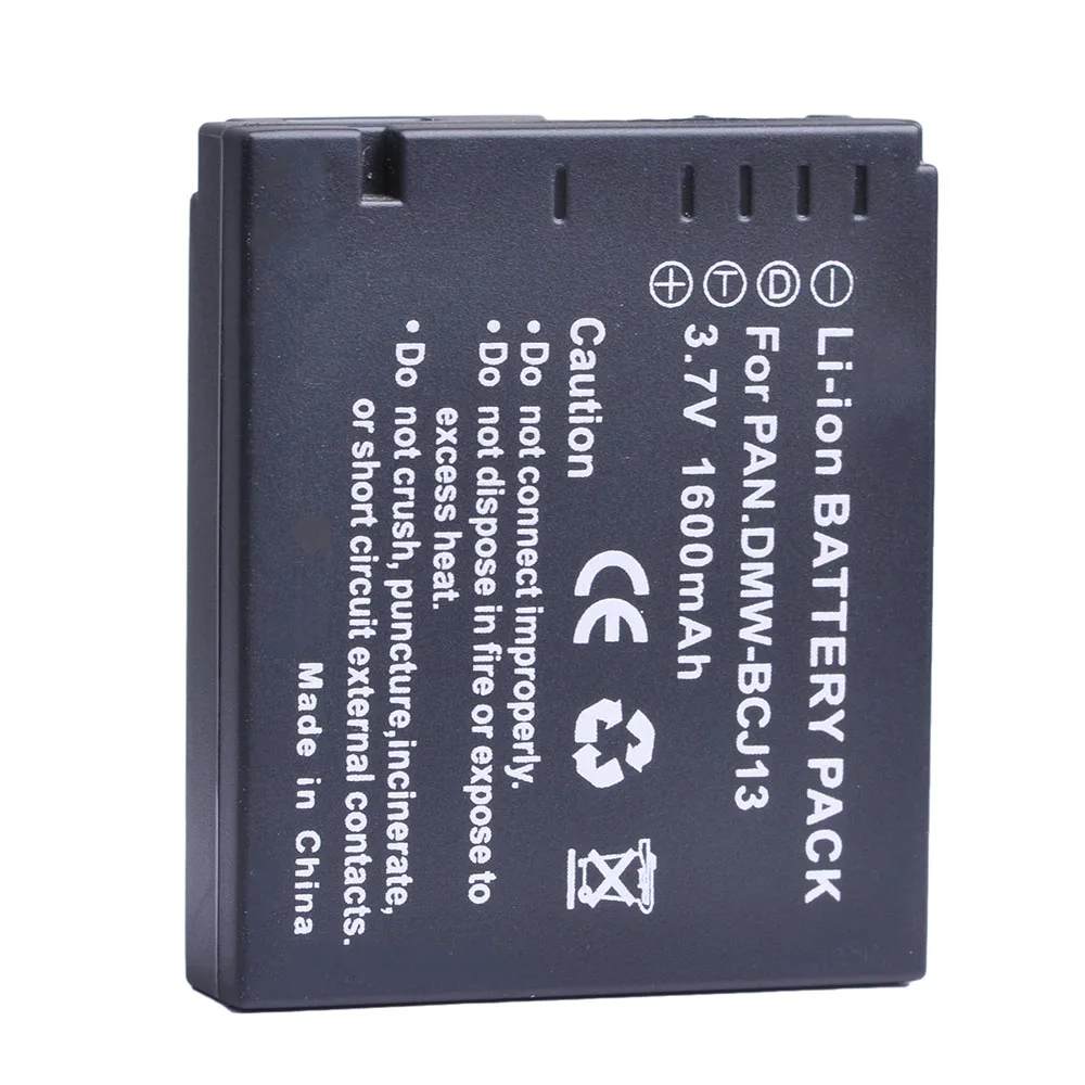 4 шт. 1600 мАч 3 7 V DMW BCJ13 ДМВ BP DC10 Камера Батарея для цифрового фотоаппарата Panasonic Lumix DMC