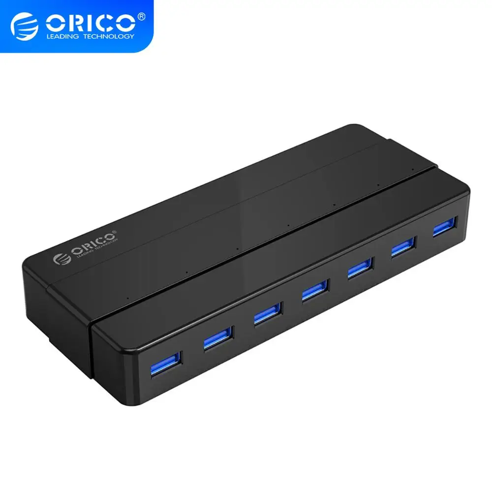 Adaptador de Energia Adaptador para Desktop Hub com 12 Orico Portas v Divisor Otg Computador Portátil Acessórios 7 Usb 3.0