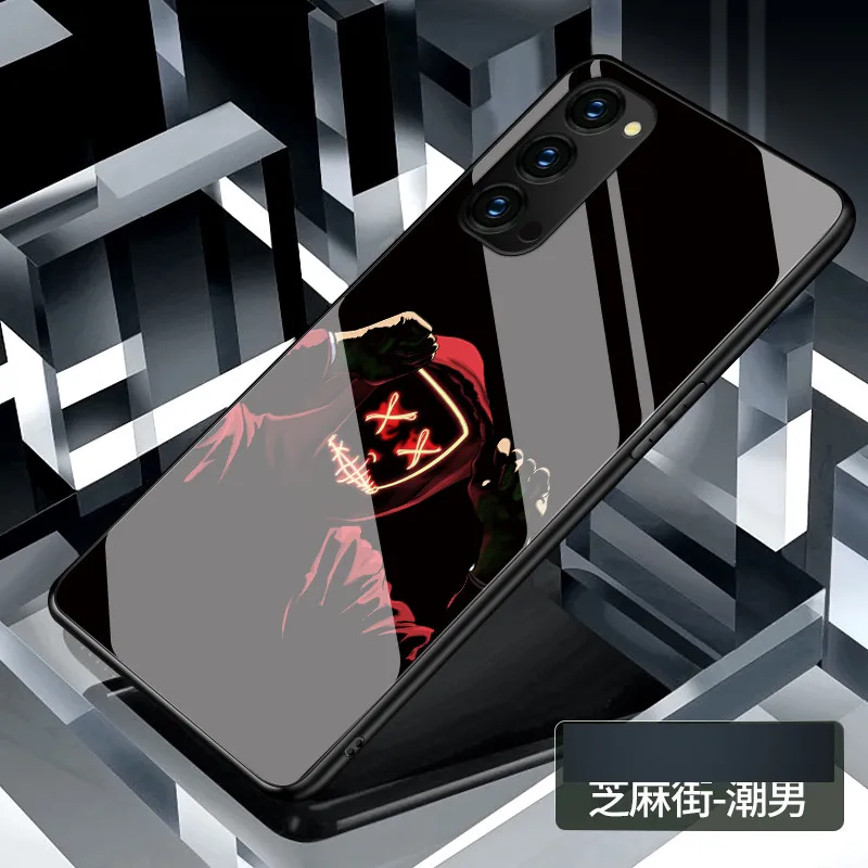 На заказ Oppo Reno 4 Pro закаленное стекло задняя крышка 9H анти взрывается для Realme X2 X XT 2