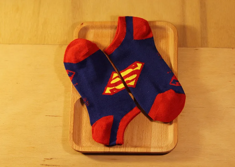 Детские хлопковые носки, популярные женские и мужские Марвел из Мстителей, Модные Новые забавные носки с Бэтменом и Суперменом, повседневные весенне-летние носки - Цвет: L18