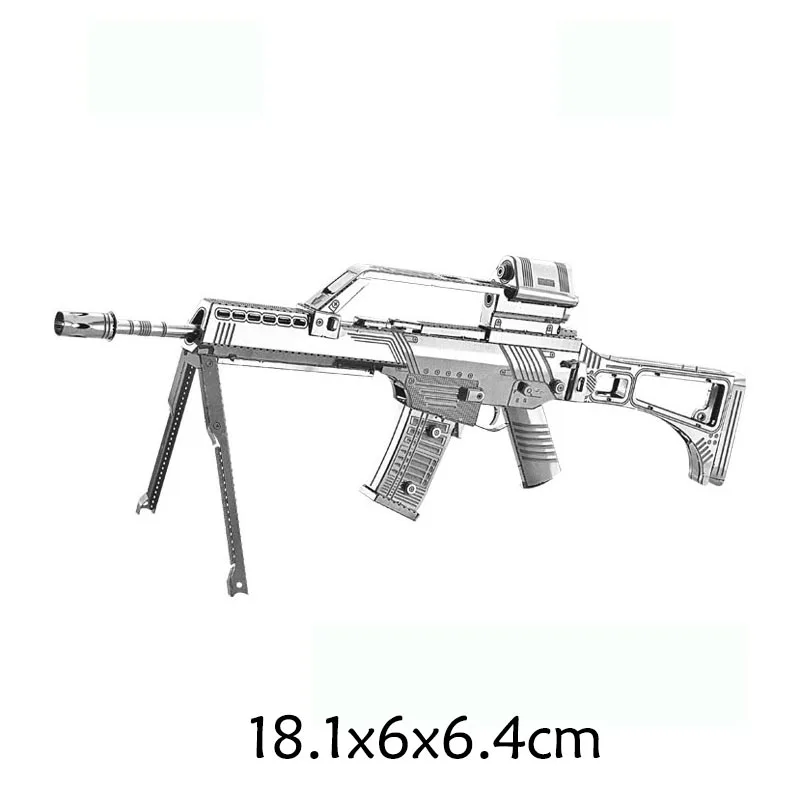 DIYBuildingAssemblyMetalG36GunModelMilitaryAirsoftPistolToy