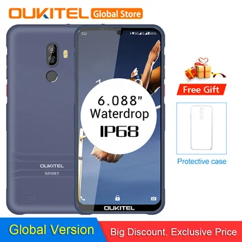 

OUKITEL Y1000 Android 9.0 Mobile Phone 6.08" 19.5:9 MT6580P 2G RAM 32G ROM 3600mAh Fingerprint Smartphone