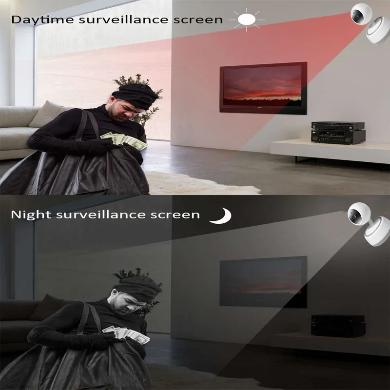 Full HD Беспроводная ip-камера Wifi IP CCTV камера Wifi мини Сетевая камера видеонаблюдения камера с функцией автоматического слежения ИК ночного видения