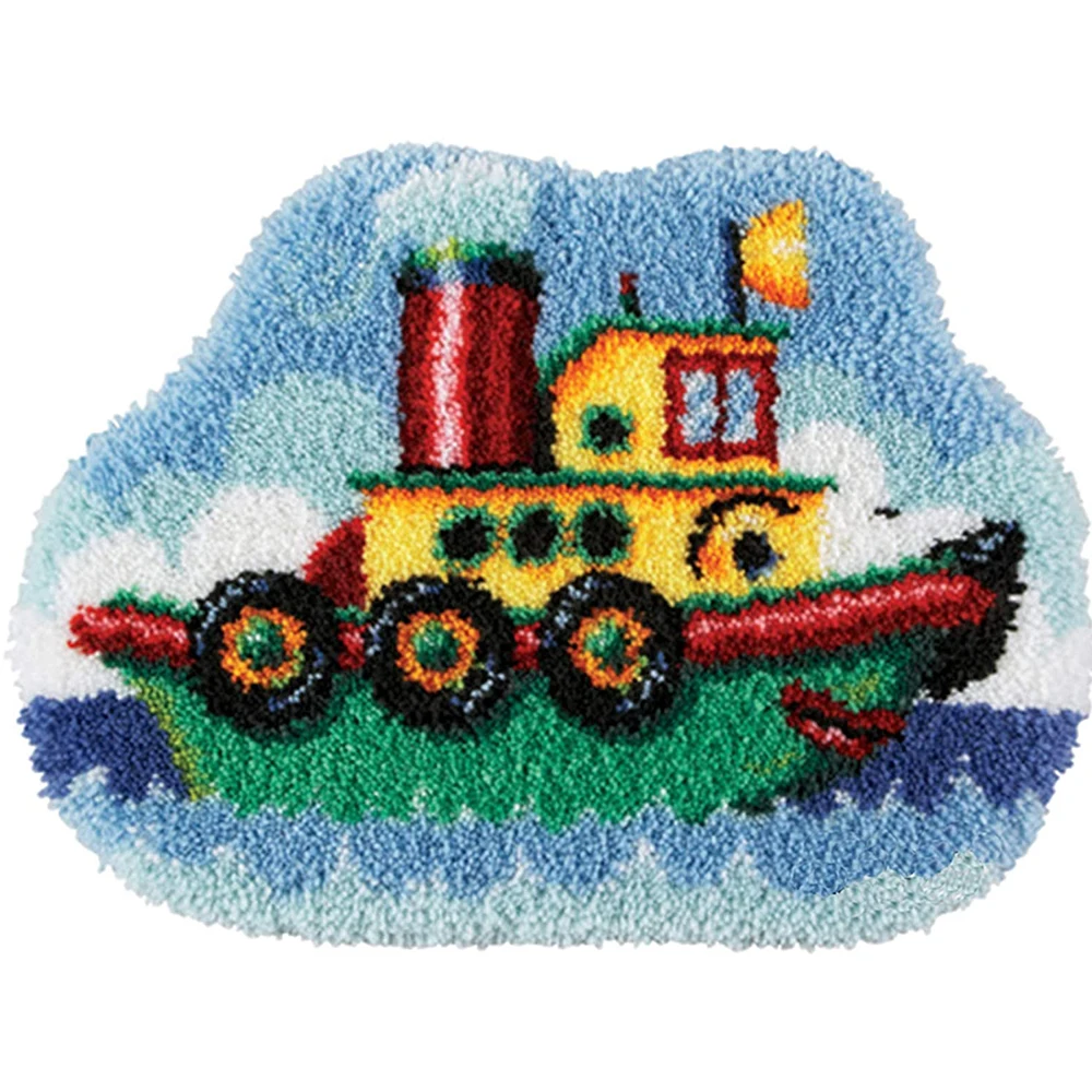 Latch Hook Rug Kits For Child Canvas For Embroidery Tapestry With Pre