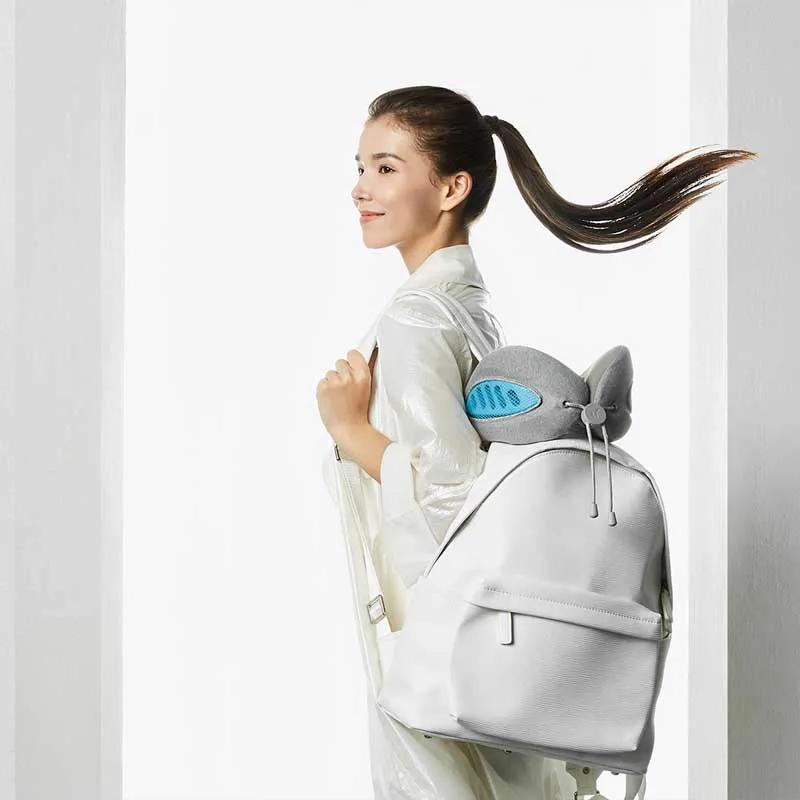 Xiaomi Yuopin Le Fan двойная эластичная дышащая u-образная подушка для шеи ледяная ткань с отверстием Вентиляция дизайн Весь мытье тела