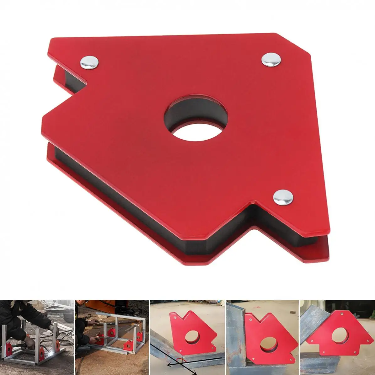 

Soldering Holder 25LBS Welding Magnetic Holder Strong Magnet 3 Angle Arrow Locator Power Soldering Locator Tool