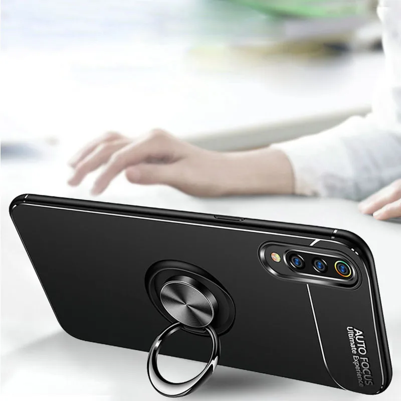 Автомобильный чехол с магнитным кольцом для mi-9-lite задняя крышка xiaomi mi 9 lite xiomi Силиконовый противоударный бампер чехол s mi9 lite mi9t mi 9 se 9se case чехол ми9 се ми 9 лайт ми9т чехол ксиоми ми 9 лайт