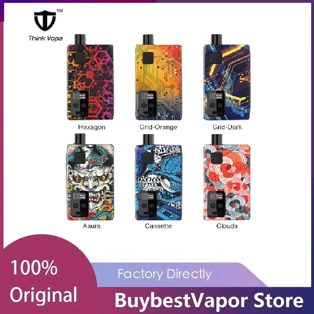 Оригинальный набор Think Vape Thor AIO Max 80W Pod Kit емкость 3 0 мл одна батарея 18650 (не входит в