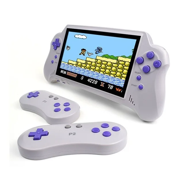 Game Console 4K мини классическая игровая эмулятор игровая консоль 7 дюймов портативная игровая консоль NES видео игра HDMI ТВ игра Ретро видеоигра - Color: Game Console
