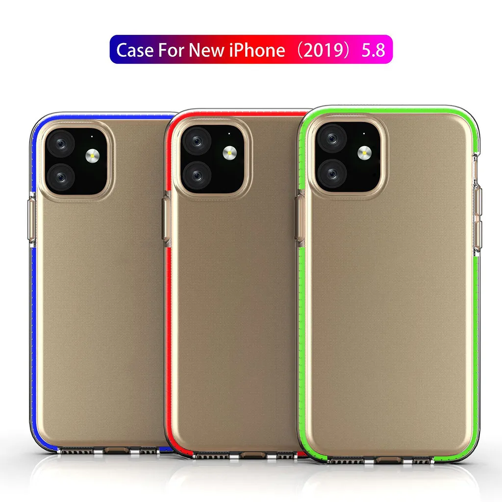 Чехол Mosunx из ТПУ с амортизацией и четырьмя углами для iPhone 11 6,1 дюймов и iPhone 11 Pro 5,8 дюймов Pro Max 6,5 Дюймов