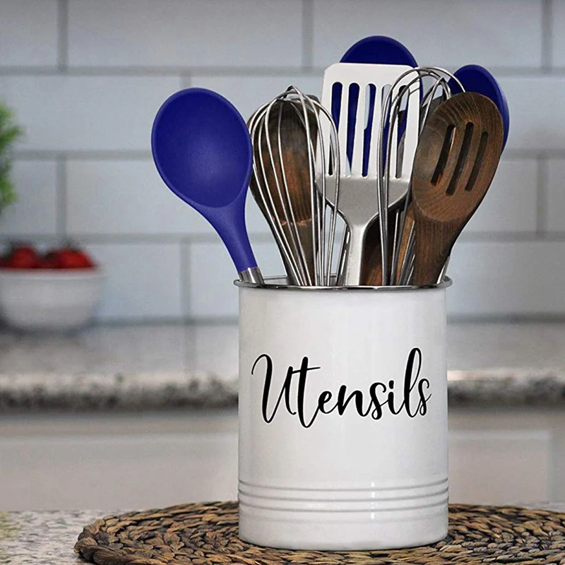 https://ae01.alicdn.com/kf/H4a4eb6e86f0b462f96d6e5b441e574bdG/2X-Kitchen-Utensil-Holder-Modern-Farmhouse-Kitchen-Decor-White-and-Black-Utensil-Crock-Vintage-Organizer.jpg