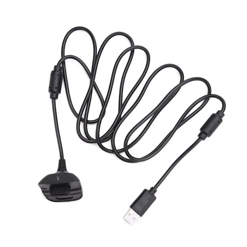 USB контроллер зарядный кабель отличный ПВХ мягкий и удобный на ощупь шнур питания для xbox 360 беспроводной джойстик