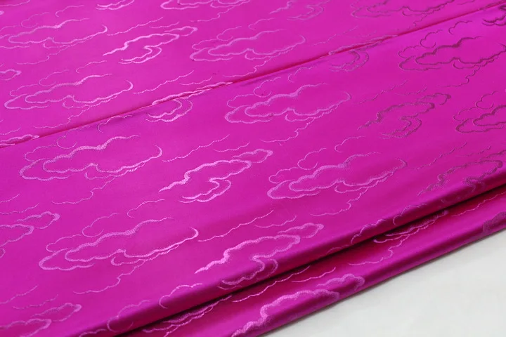 Жаккардовая парча монгольская одежда Tang платье Cheongsam материал фильм ТВ сценический костюм Украшение Diy шелковая атласная ткань облако