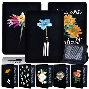 

New Tablet Case for Flip Lightweight Hard Shell Case for Amazon Kindle 8th/10th/Paperwhite 1/2/3/4 Tablet Case +free Pen