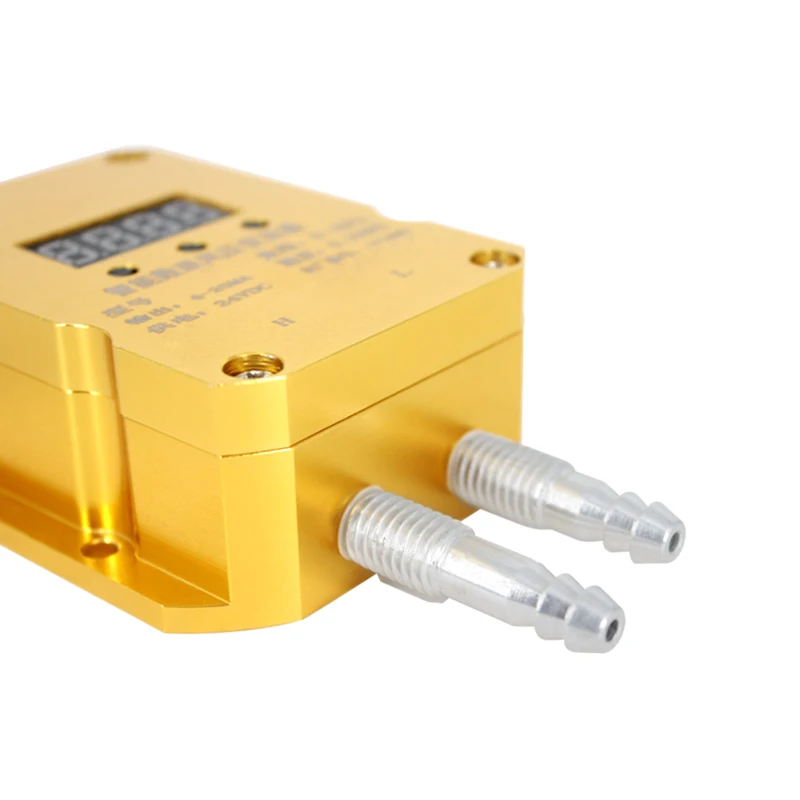 JIXUN QDF70B 0-10KPa дешевый датчик перепада давления цифровой дисплей 4-20mA 0-5 в аналоговый выход передатчик давления воздушного ветра