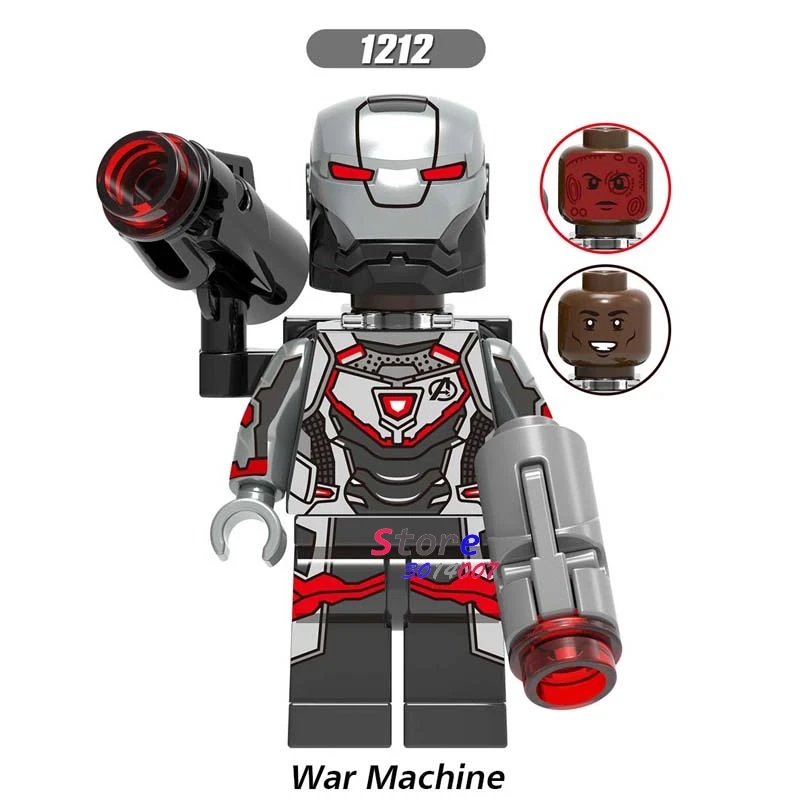 Одиночный Мстители эндшпиль Железный человек со знаком Железного человека 6 Mk42 Mark 22 Mark 36 Mark 28X0246 военная машина перец строительные блоки детские игрушки - Цвет: XH1212