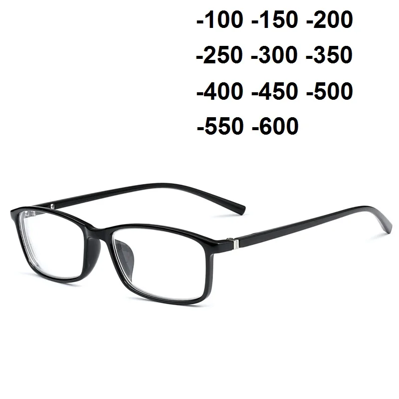 Vazrobe очки для близорукости для мужчин и женщин TR90 минус-100 до-600 рецептурная оптика линзы очки мужские женские готовые очки