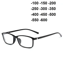 Vazrobe очки для близорукости для мужчин и женщин TR90 минус-100 до-600 рецептурная оптика линзы очки мужские женские готовые очки