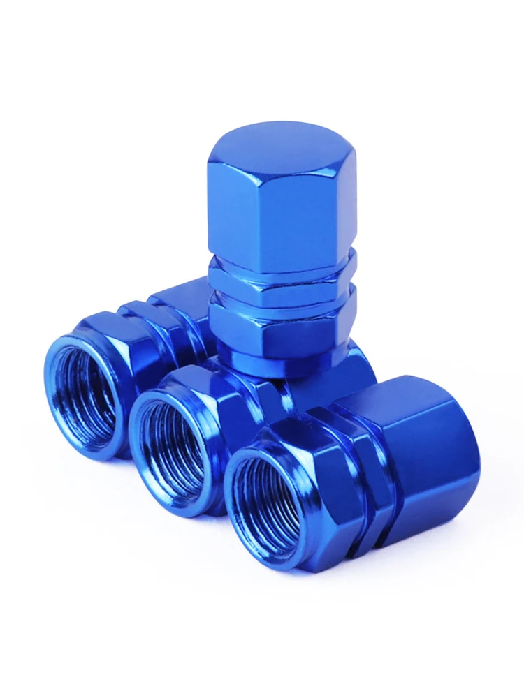

4pcs Car Wheel Tires Valves Tyre Stem Air Caps Car Tire Valve Stem caps Bolt-in Aluminum Theftproof valve caps