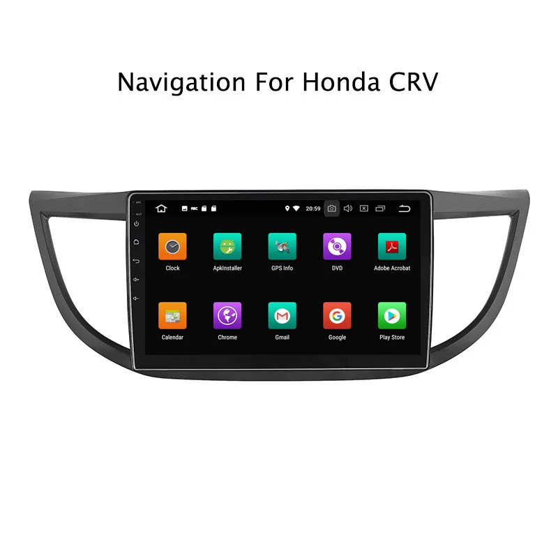 Sale 10.1" 4G RAM 32G /64G ROM Octa Core Android 9.0 Car DVD GPS Navigation For Honda CRV 2012 2013 2014 2015 2016 Car Radio Stereo 2