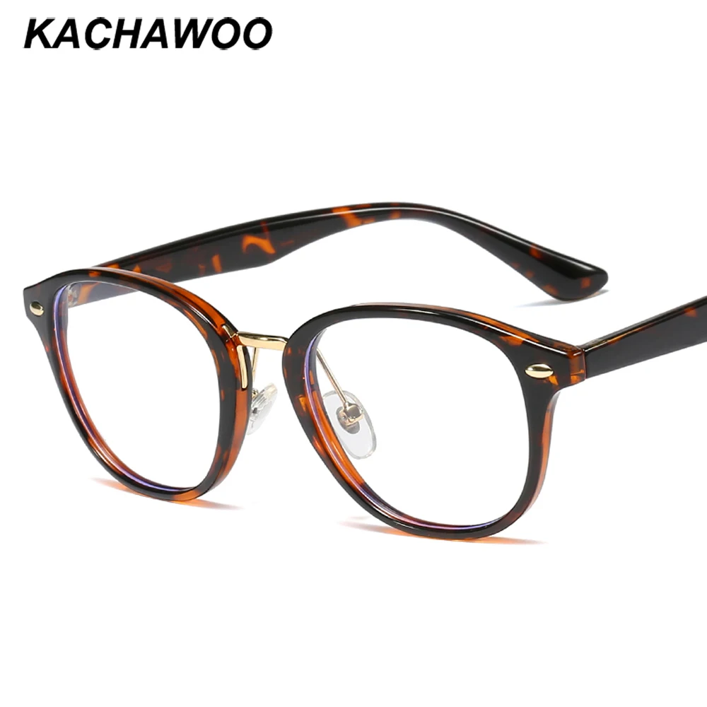 Женские и мужские компьютерные очки Kachawoo с защитой от синего света круглой