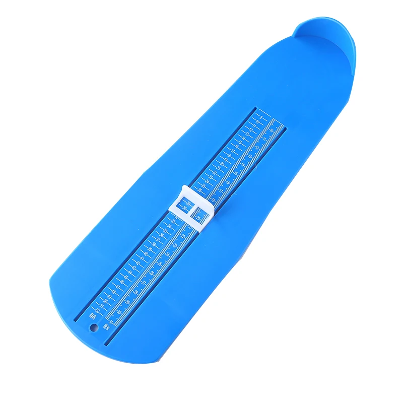 Blue Измерительная линейка для ног для взрослых; приспособление для установки ног; Точная измерительная Size8-52 - Цвет: Blue