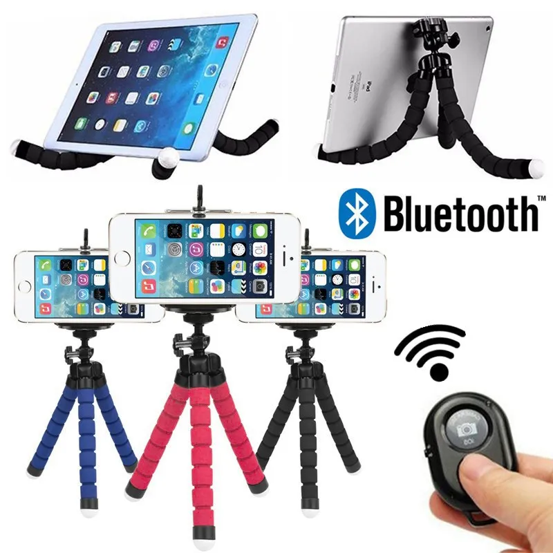 Универсальный беспроводной штатив Bluetooth с дистанционным управлением, гибкая камера для телефона с осьминога, селфи-палка, Крепление для штатива