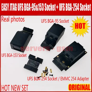 

2020 NEW ORIGINAL Easy-Jtag UFS BGA-95 Socket + UFS BGA-153 Socket +UFS BGA-254 Socket/EMMC 254 Adapter with EASY JTAG PLUS BOX